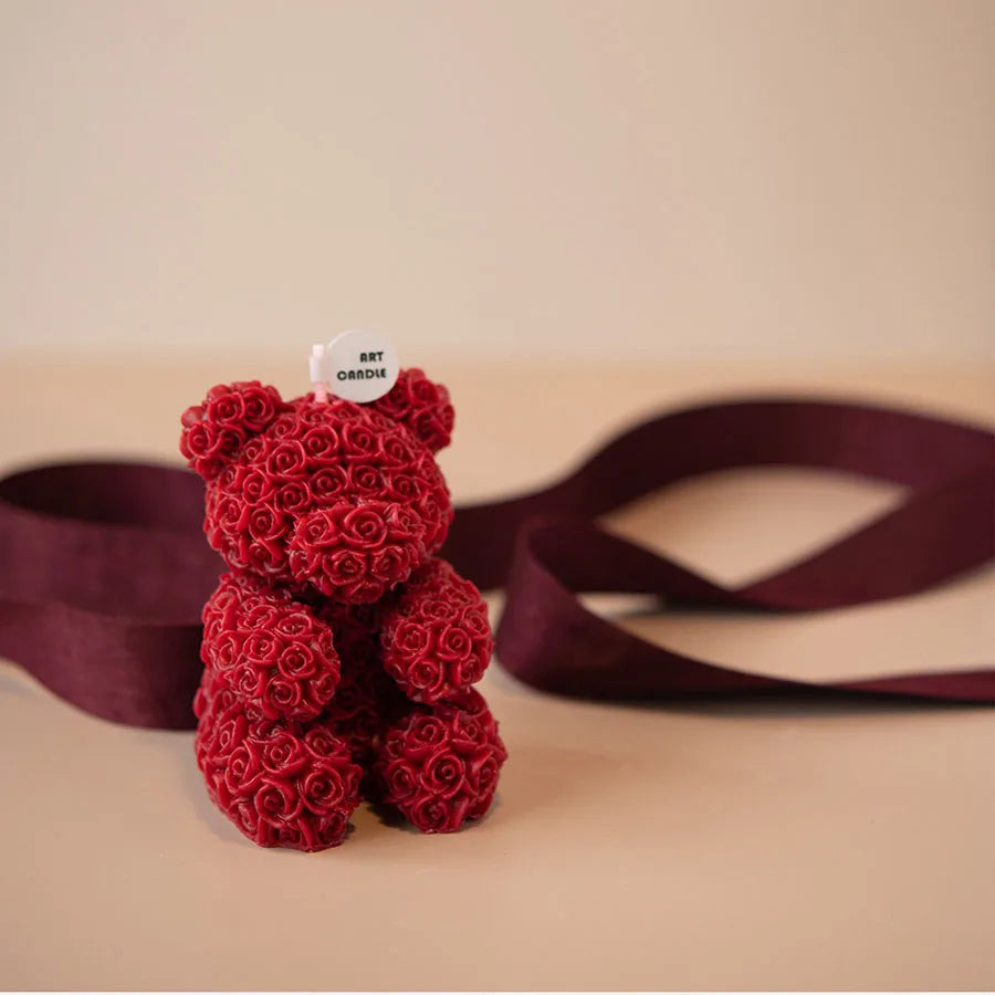 Rose Bear Aromatherapy Candle-2