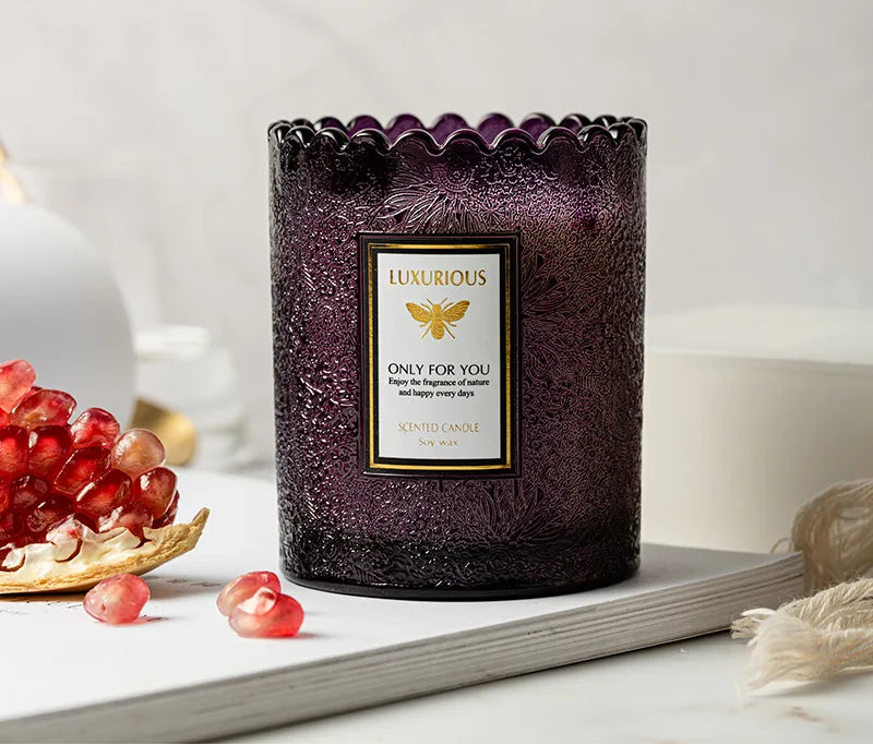 Amber Glow - Aurora Glass Collection