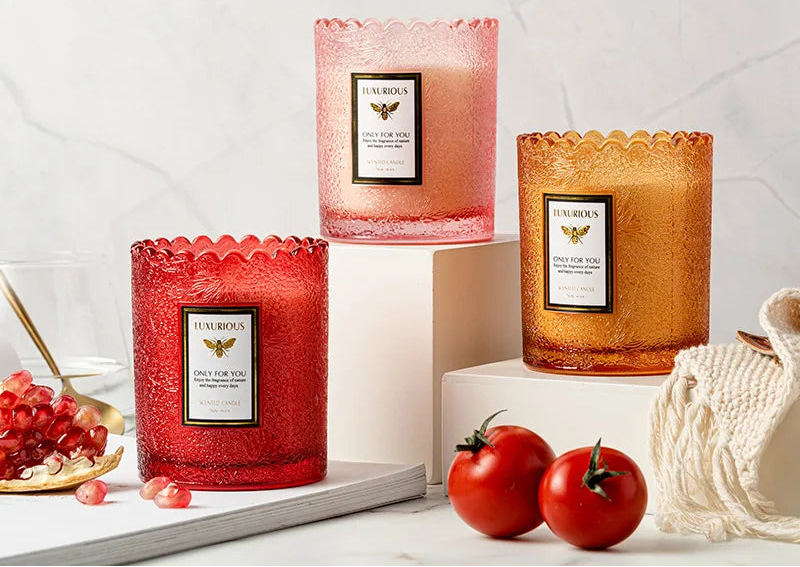 Amber Glow - Aurora Glass Collection