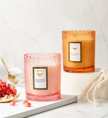 Amber Glow - Aurora Glass Collection