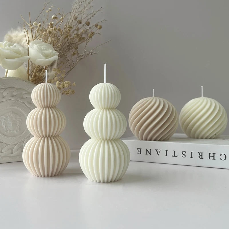 Celeste Wave Candle Parrafin Wax Candle