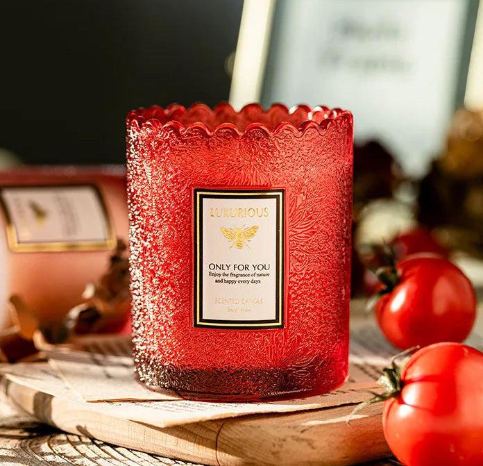 Amber Glow - Aurora Glass Collection