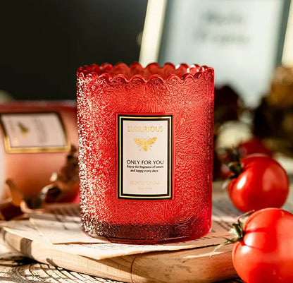 Amber Glow - Aurora Glass Collection