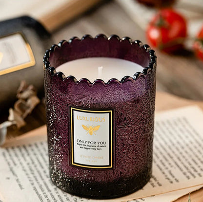 Amber Glow - Aurora Glass Collection