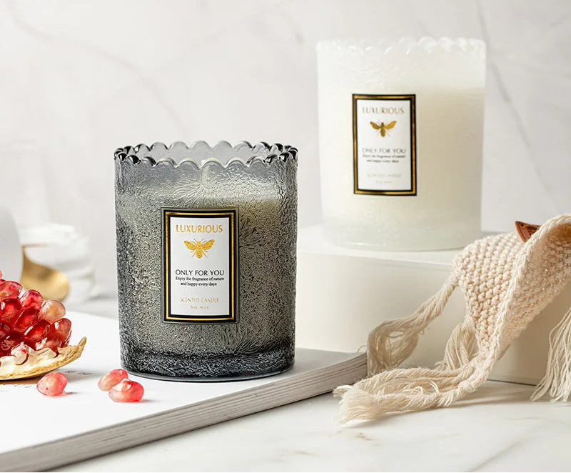 Amber Glow - Aurora Glass Collection