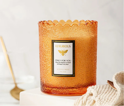 Amber Glow - Aurora Glass Collection