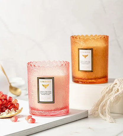 Amber Glow - Aurora Glass Collection