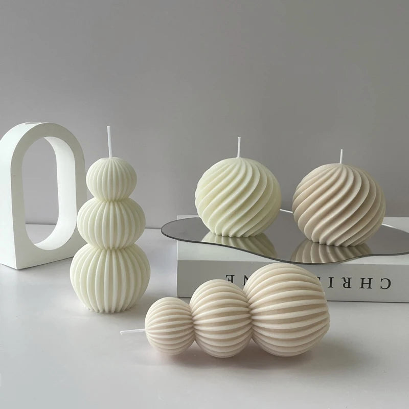Celeste Wave Candle Parrafin Wax Candle